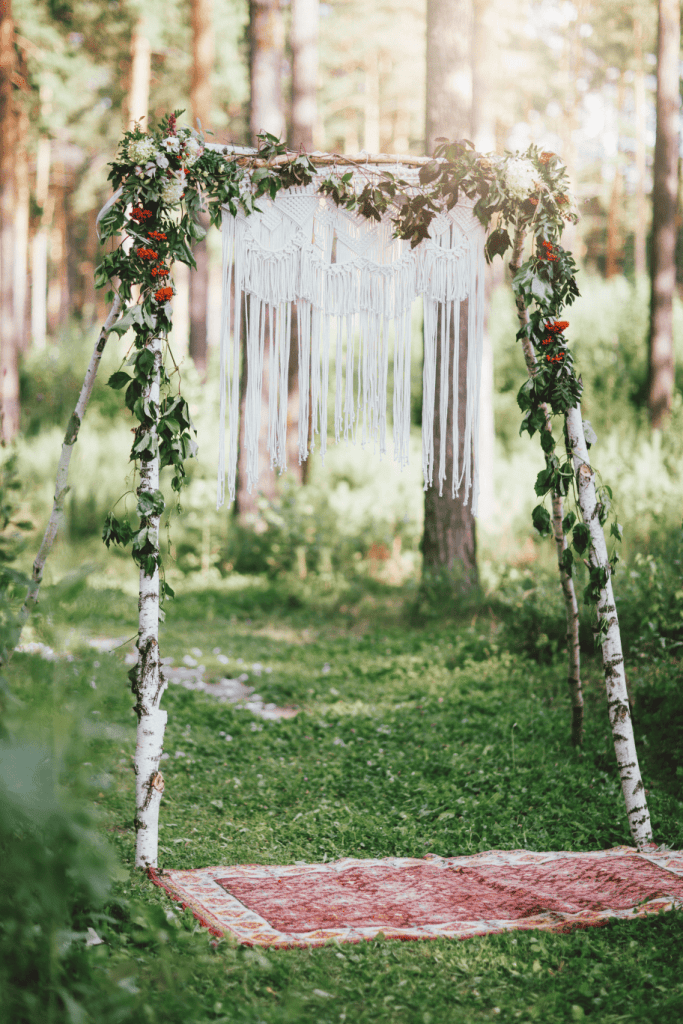 Wedding Backdrop Ideas - Just Marry Weddings - Macrame