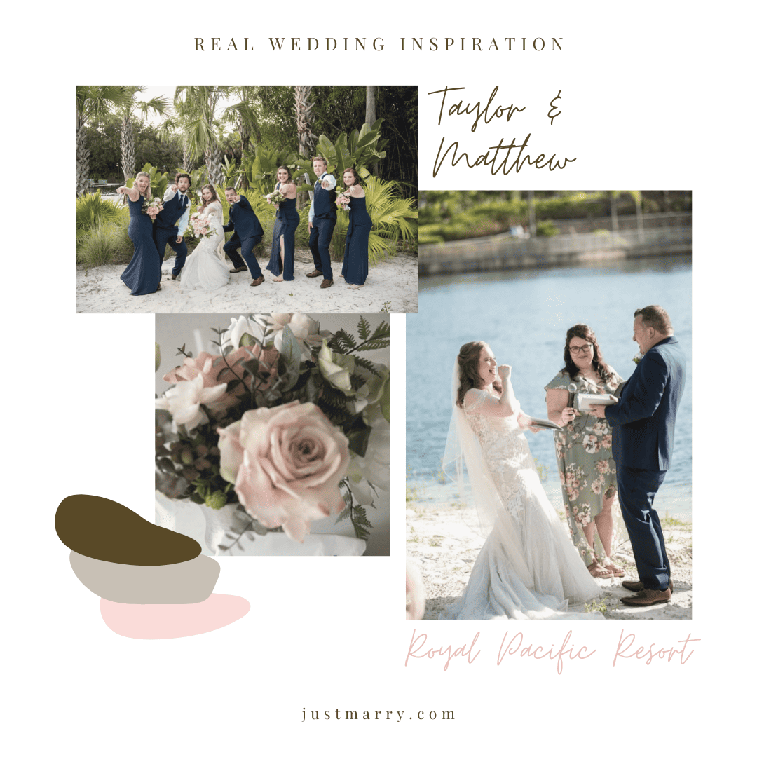 Boho Beach Wedding - Just Marry Weddings - Cricket's Photography - Pinterest