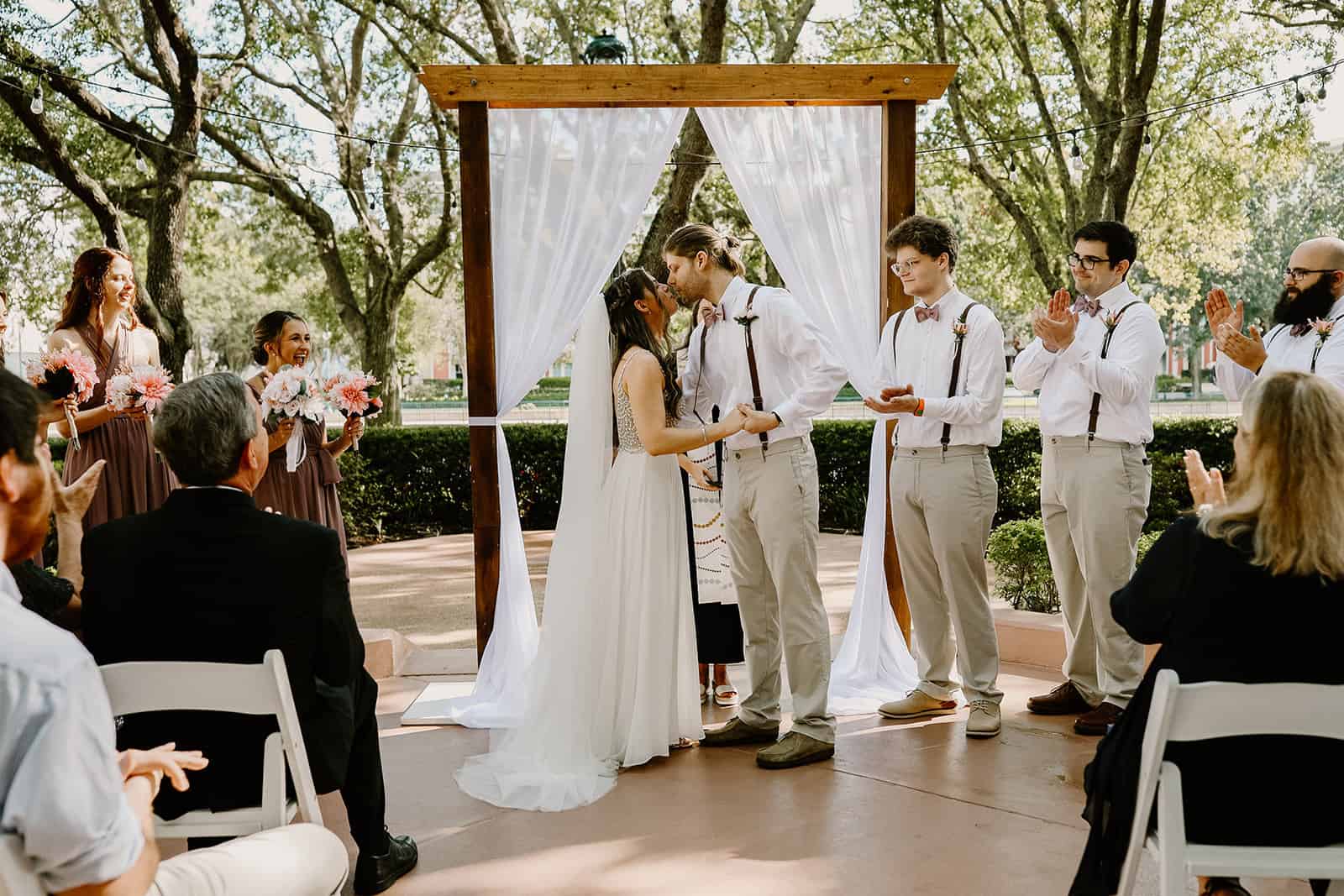 Terrace Wedding - Just Marry Weddings - Just Peachy Photography - Ceremony