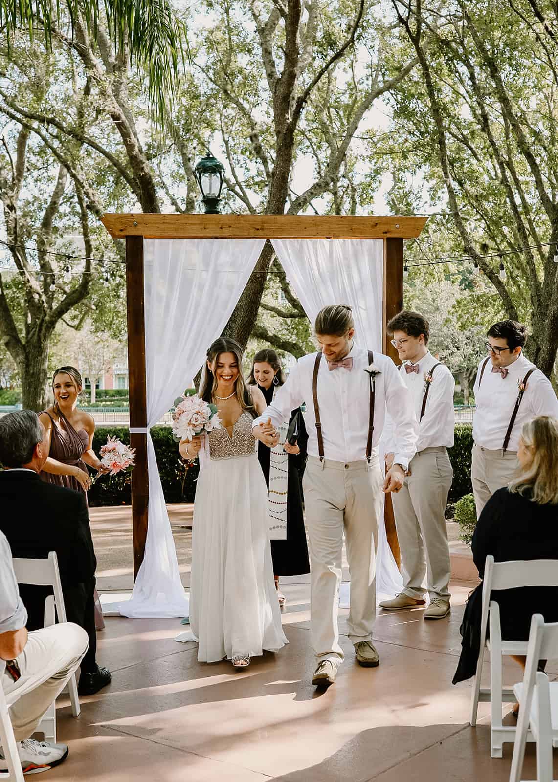 Terrace Wedding - Just Marry Weddings - Just Peachy Photography - Ceremony