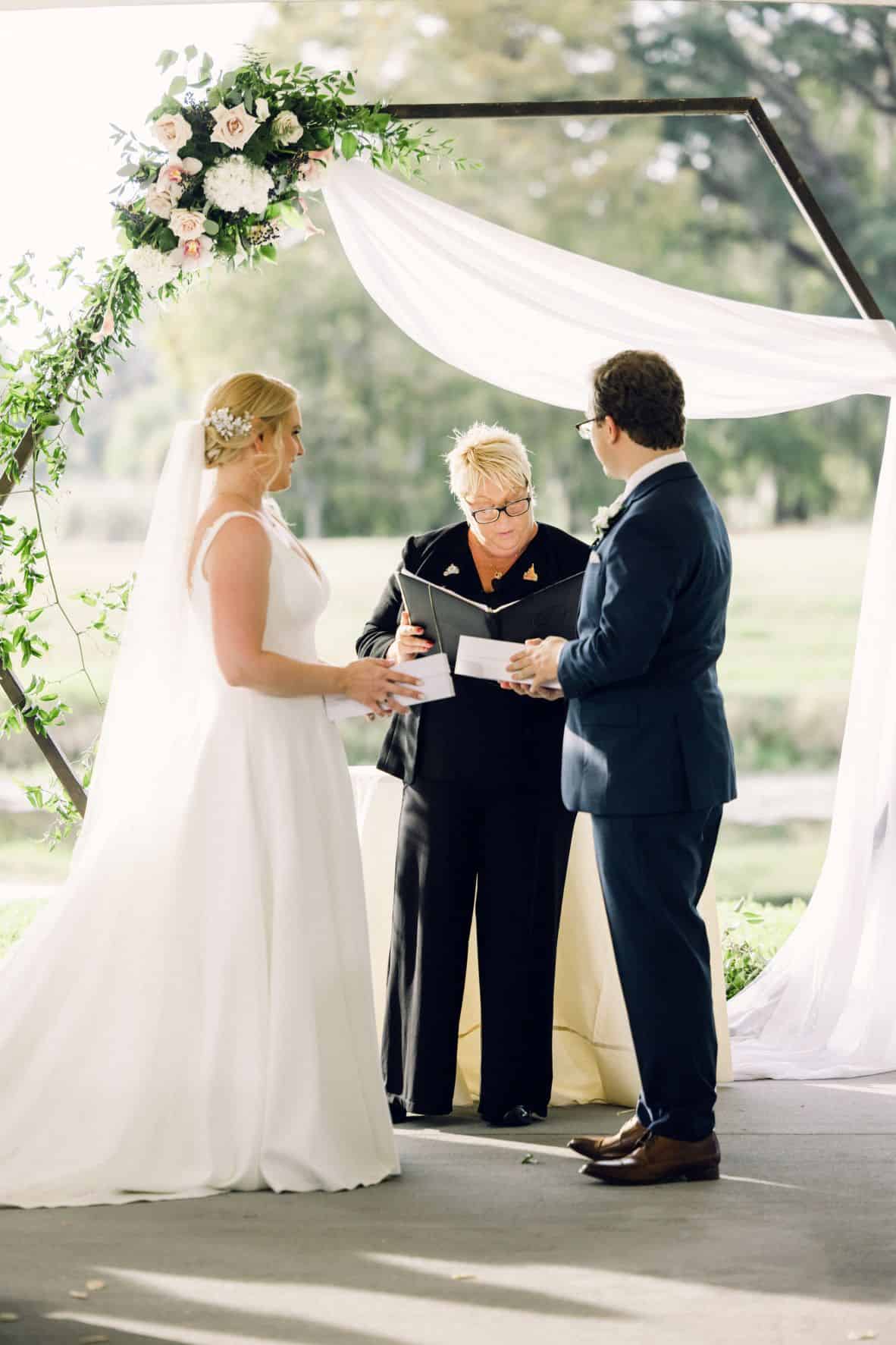 Blush Pink and Blue Wedding - Just Marry Weddings - Anna So Photography - Ceremony
