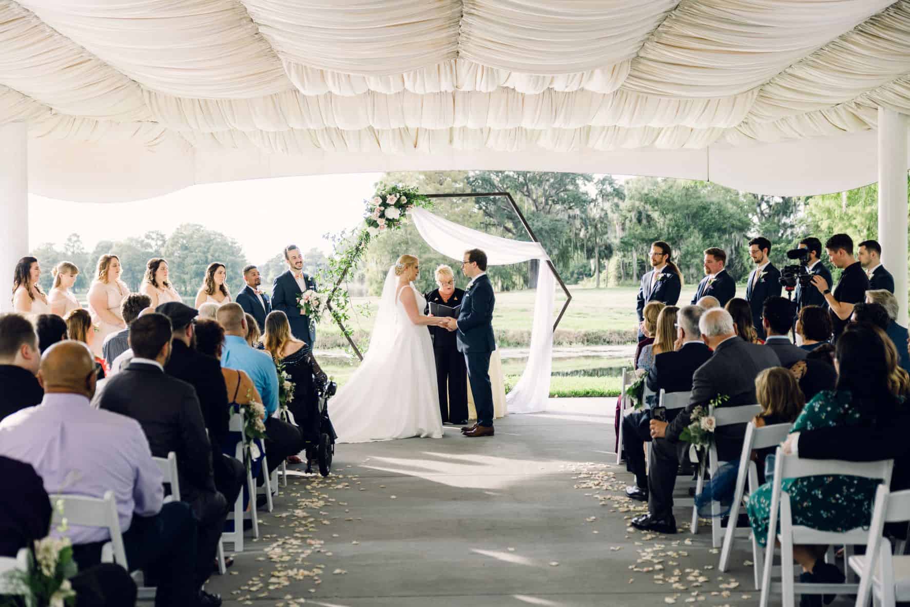 Blush Pink and Blue Wedding - Just Marry Weddings - Anna So Photography - Ceremony