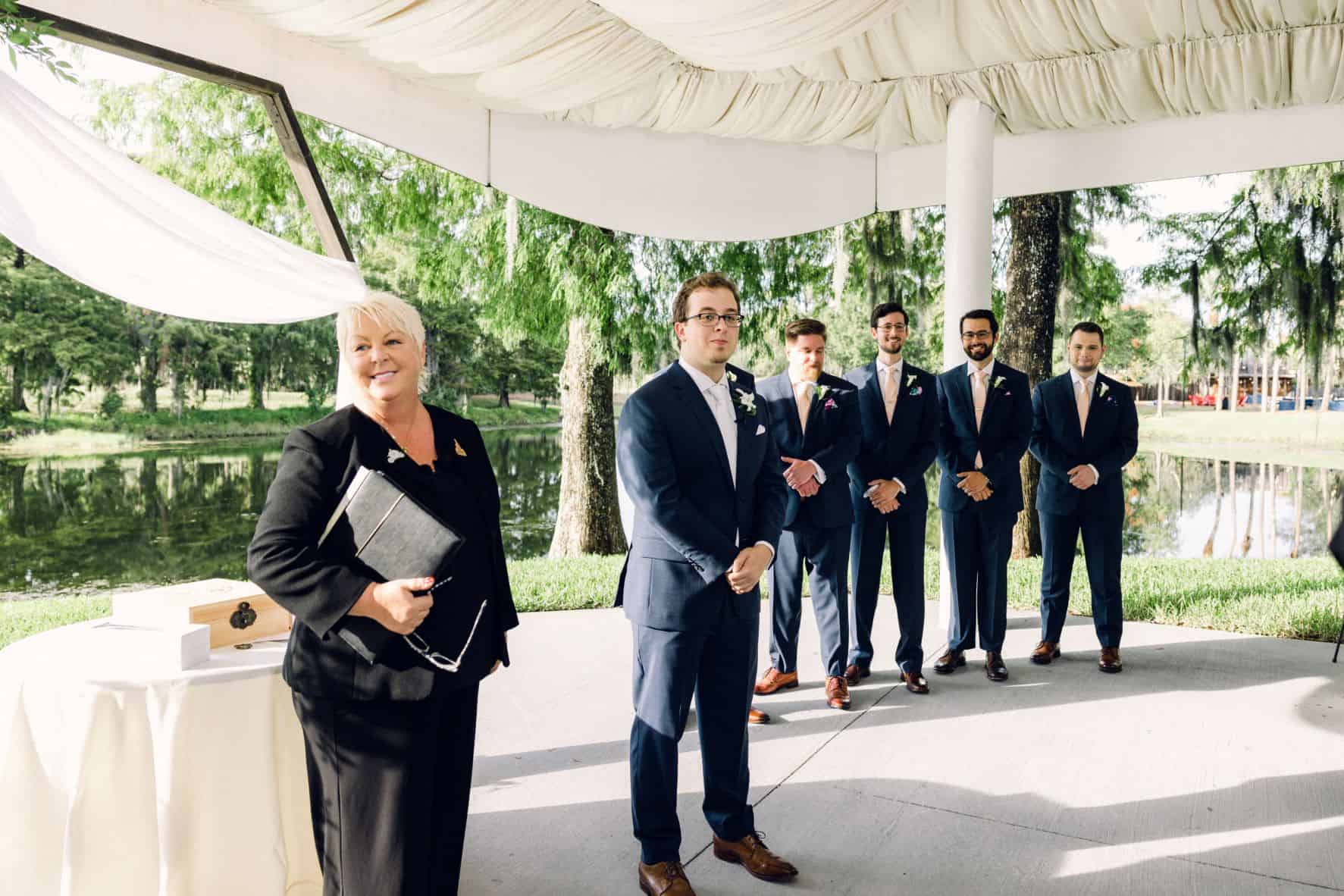 Blush Pink and Blue Wedding - Just Marry Weddings - Anna So Photography - Ceremony