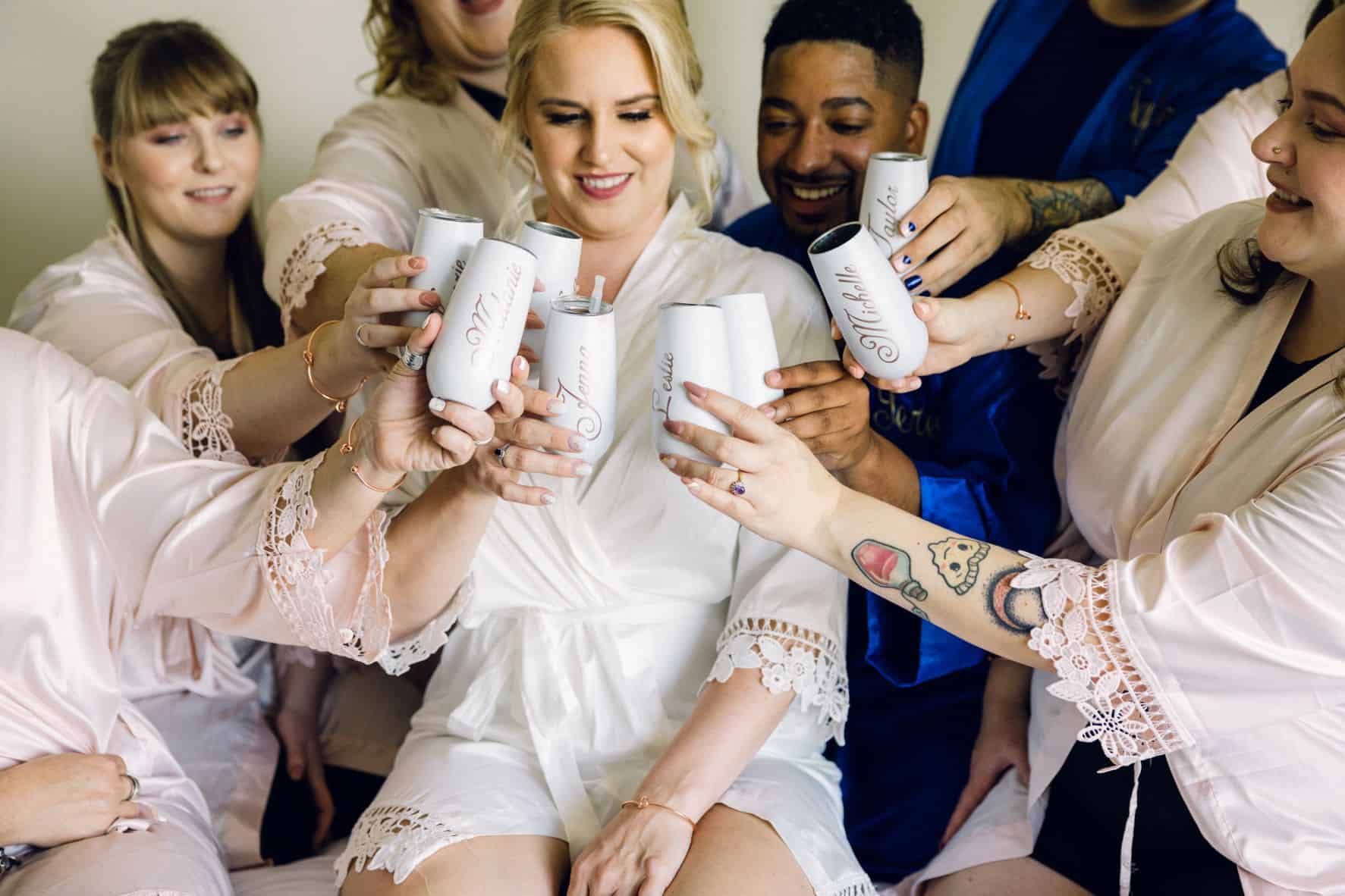 Blush Pink and Blue Wedding - Just Marry Weddings - Anna So Photography - Portraits