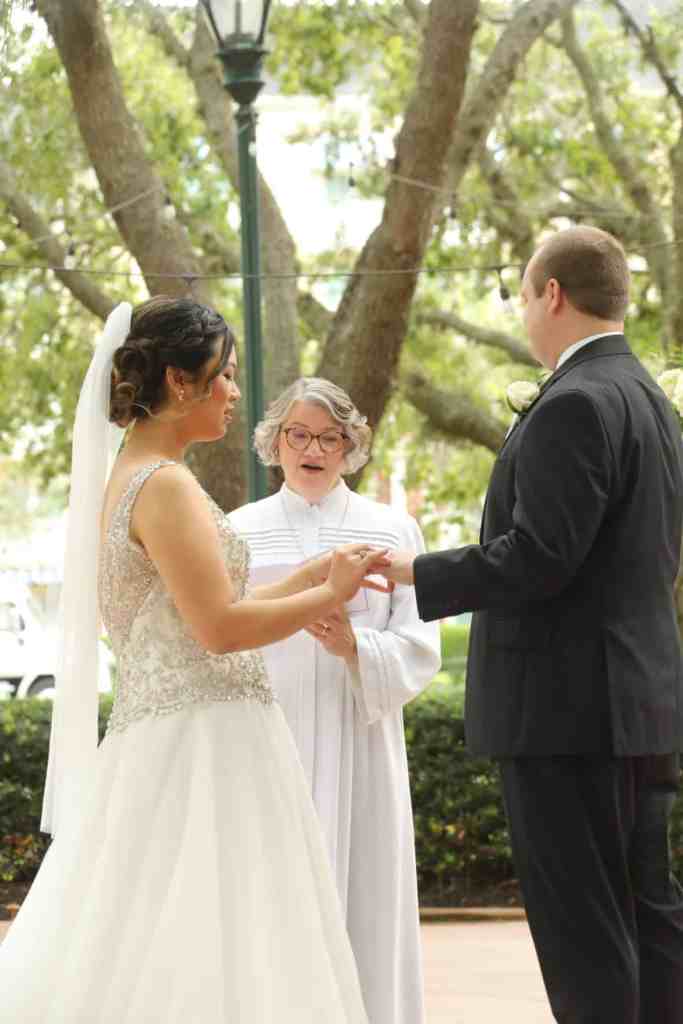 Burgundy and Blush Wedding - Just Marry Weddings - Chapman Photography - Ceremony