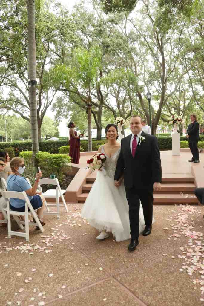 Burgundy and Blush Wedding - Just Marry Weddings - Chapman Photography - Ceremony