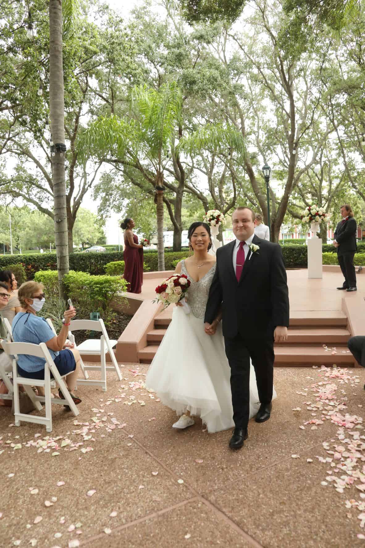 Burgundy and Blush Wedding - Just Marry Weddings - Chapman Photography - Ceremony
