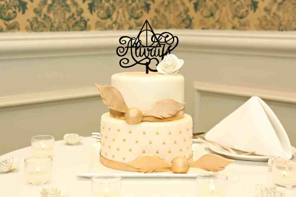 Harry Potter Themed Wedding - Just Marry Weddings - Regina Hyman Photography - Wedding Cake