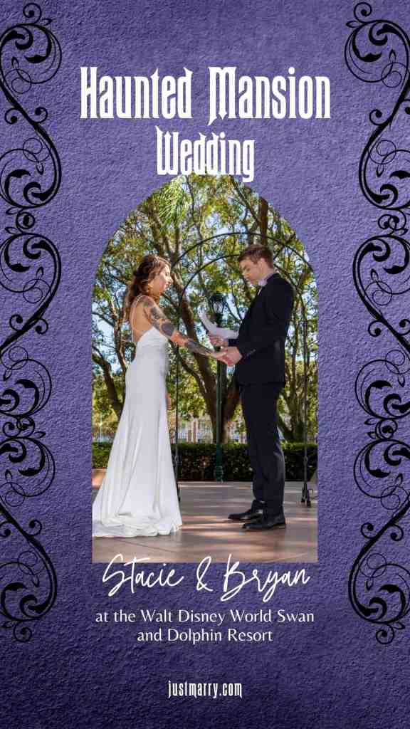 Haunted Mansion Wedding - Just Marry Weddings - Matt Jylha Photography - Pinterest Graphic