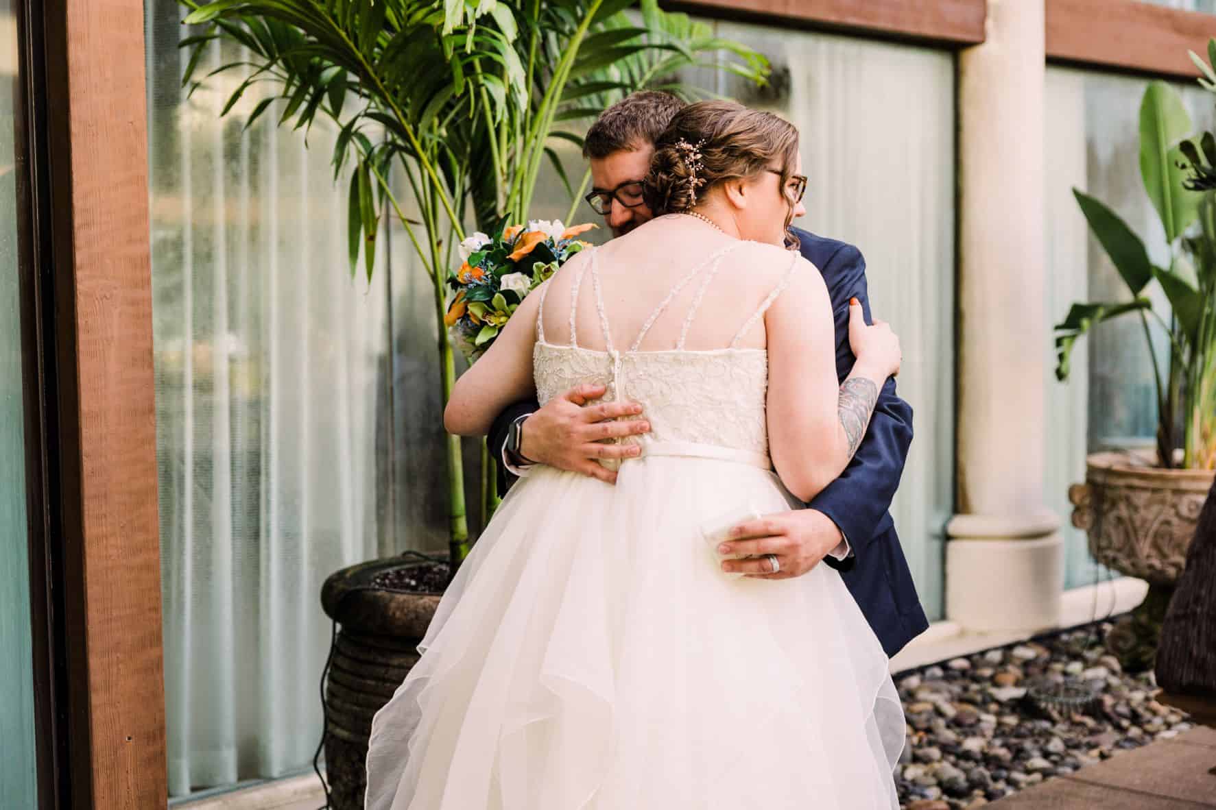 Universal Orlando Wedding - Just Marry Weddings - Anna So Photography - First Look