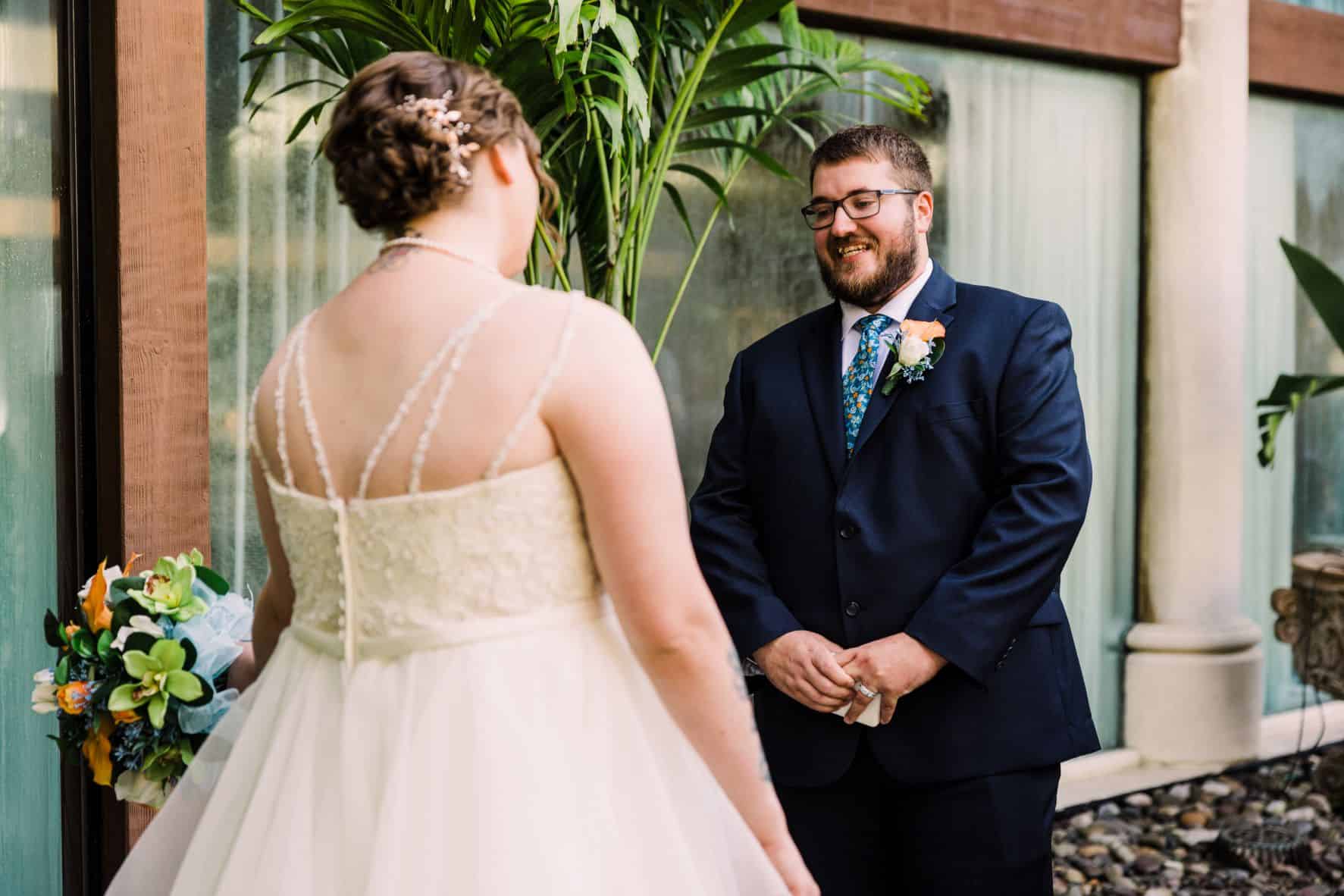 Universal Orlando Wedding - Just Marry Weddings - Anna So Photography - First Look