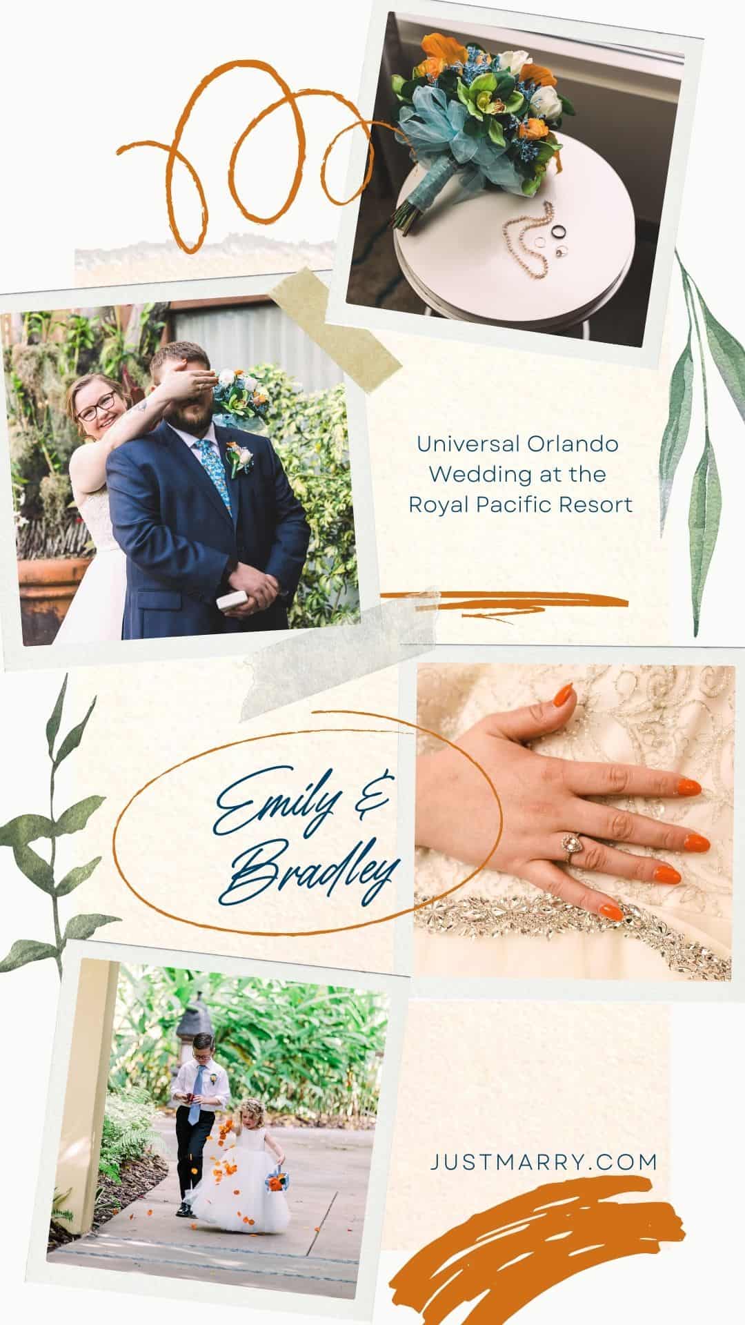 Universal Orlando Wedding - Just Marry Weddings - Anna So Photography - Pinterest Graphic