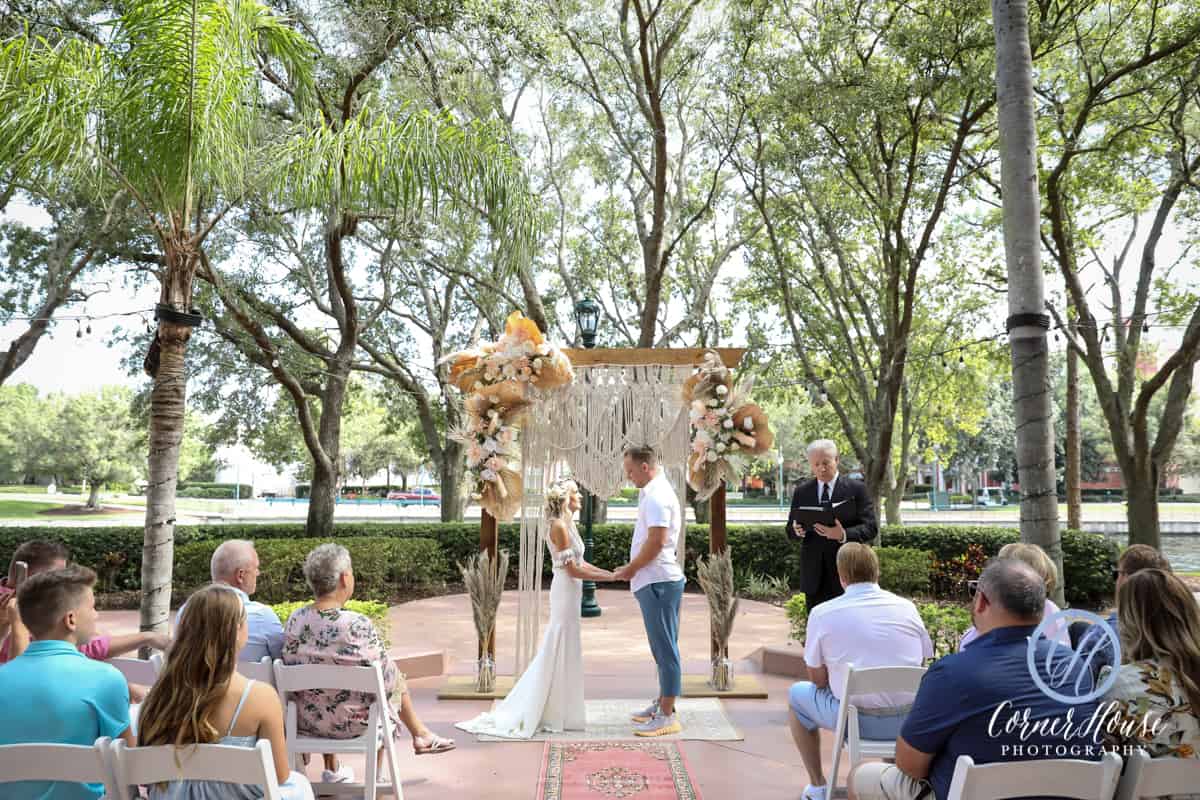 Boho Chic Wedding - Just Marry Weddings - Corner House Photography - Ceremony