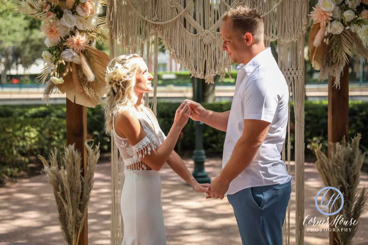 Boho Chic Wedding - Just Marry Weddings - Corner House Photography - Ceremony