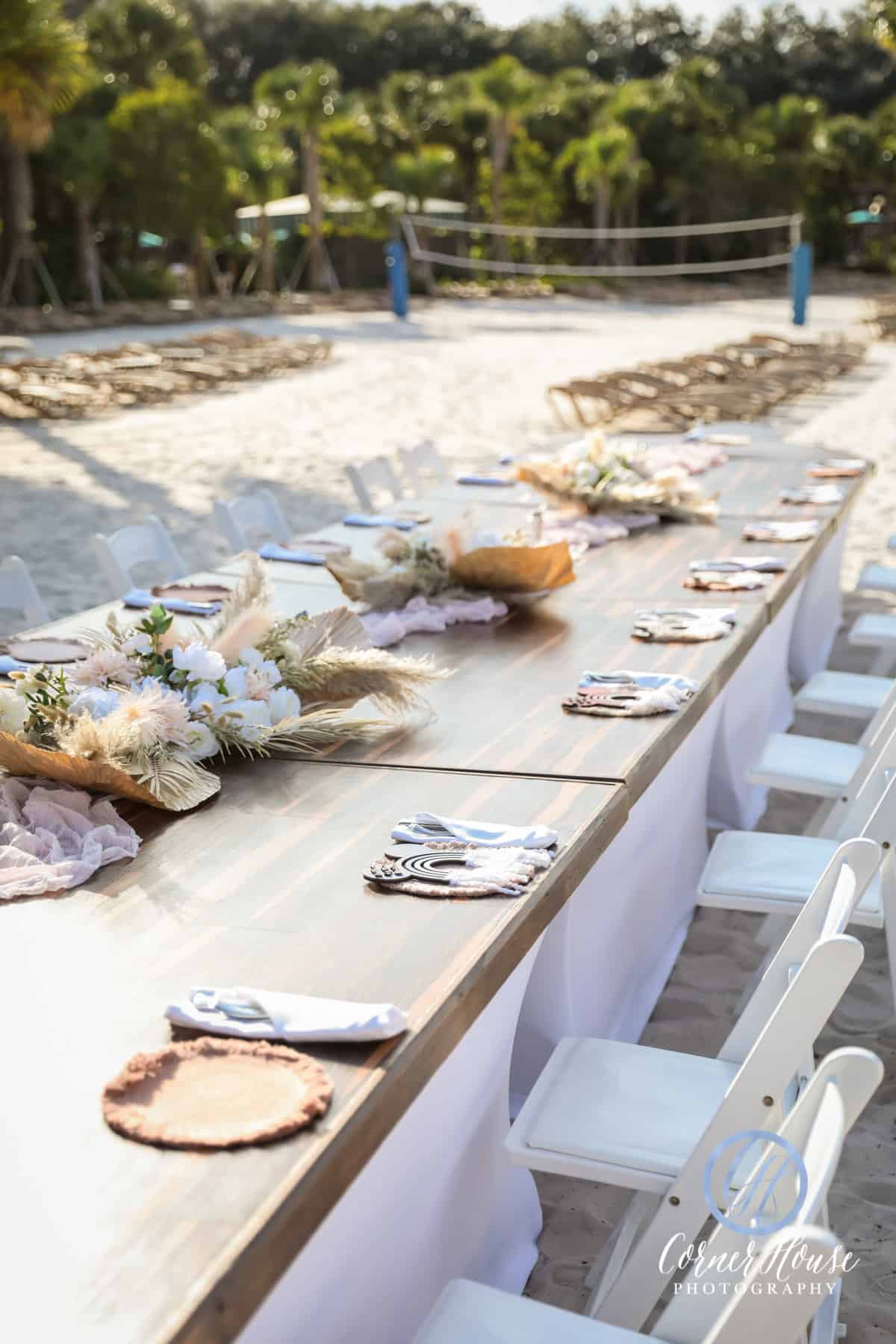 Boho Chic Wedding - Just Marry Weddings - Corner House Photography - Reception Decor