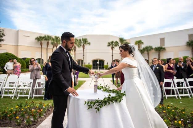 Dusty Blue Wedding Theme - Just Marry Weddings - Adrianza Pictures - Unity Ceremony