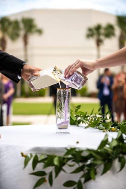 Dusty Blue Wedding Theme - Just Marry Weddings - Adrianza Pictures - Unity Ceremony
