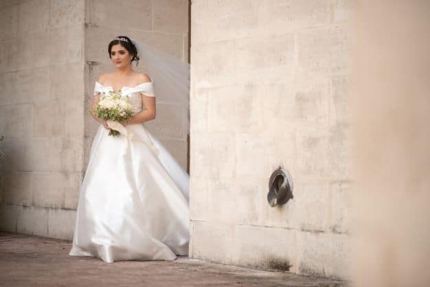 Dusty Blue Wedding Theme - Just Marry Weddings - Adrianza Pictures - Bride Portrait