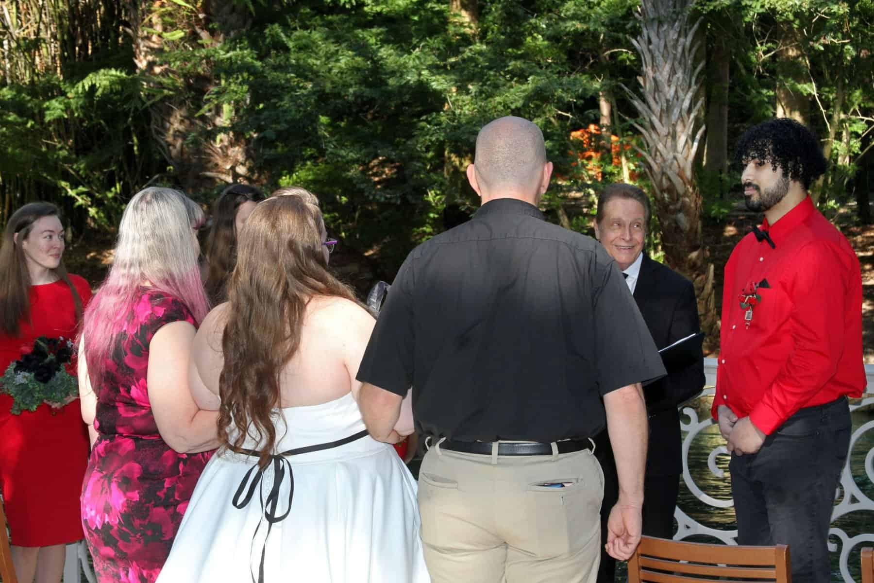 Gothic Wedding Theme - Just Marry Weddings - Ginger Midgett Photography - Ceremony