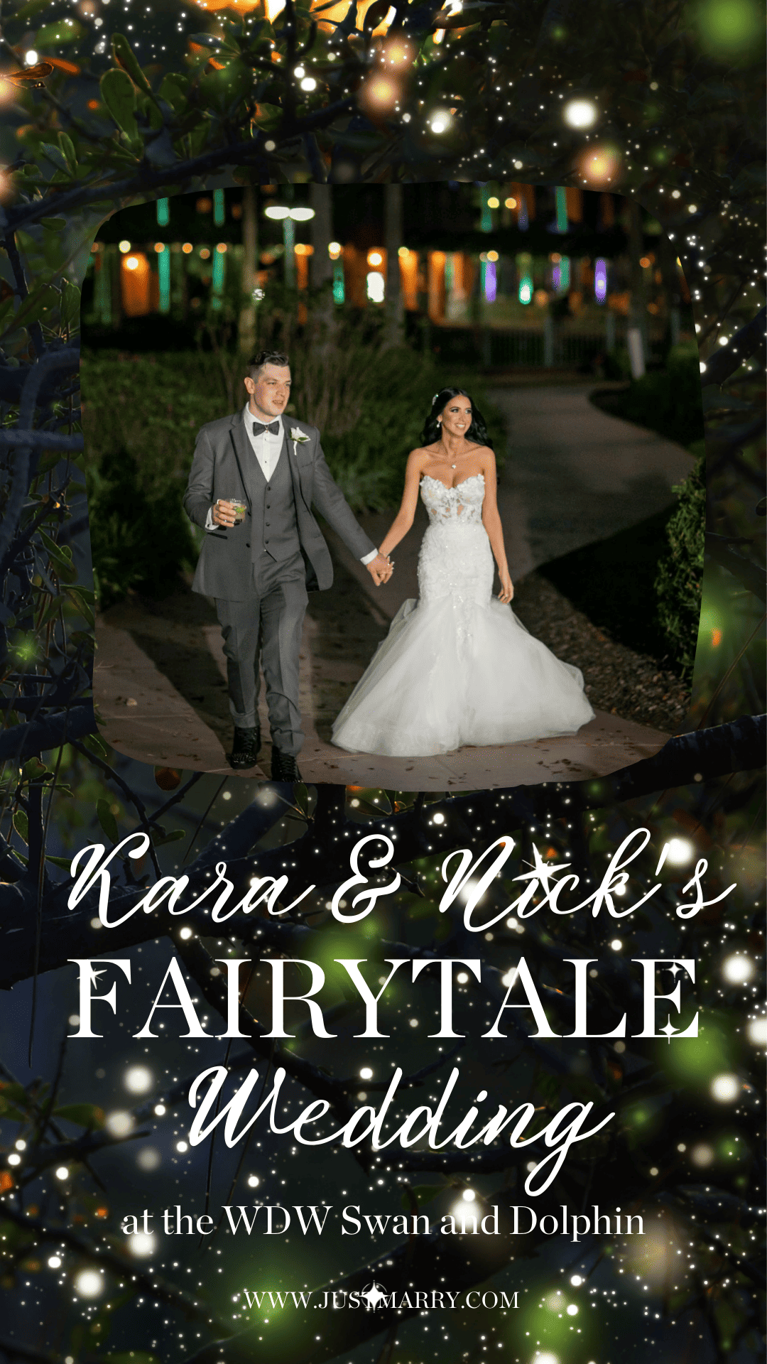Fairytale Wedding Just Marry Weddings - PB&J Studios - Pinterest Graphic