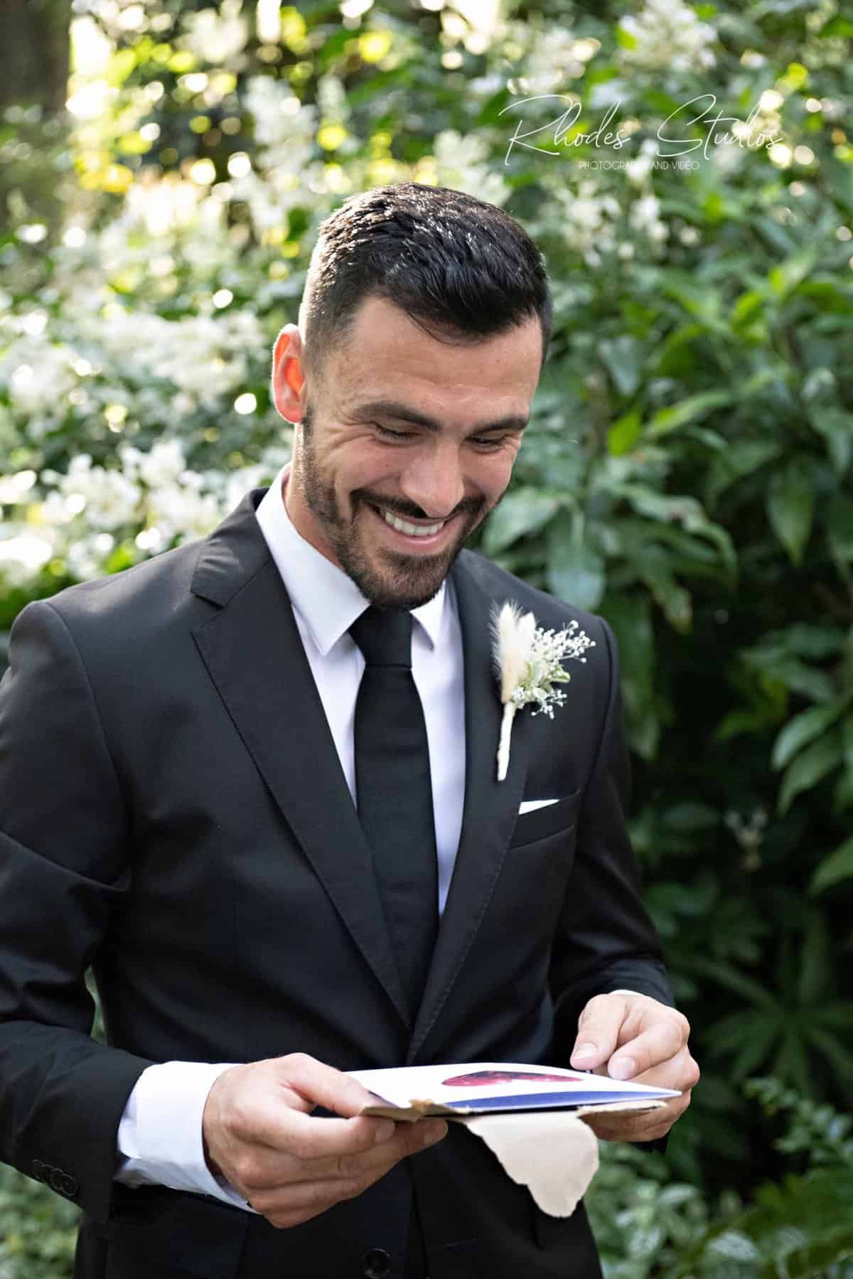 White Wedding Theme - Just Marry Weddings - Rhodes Studios - Groom