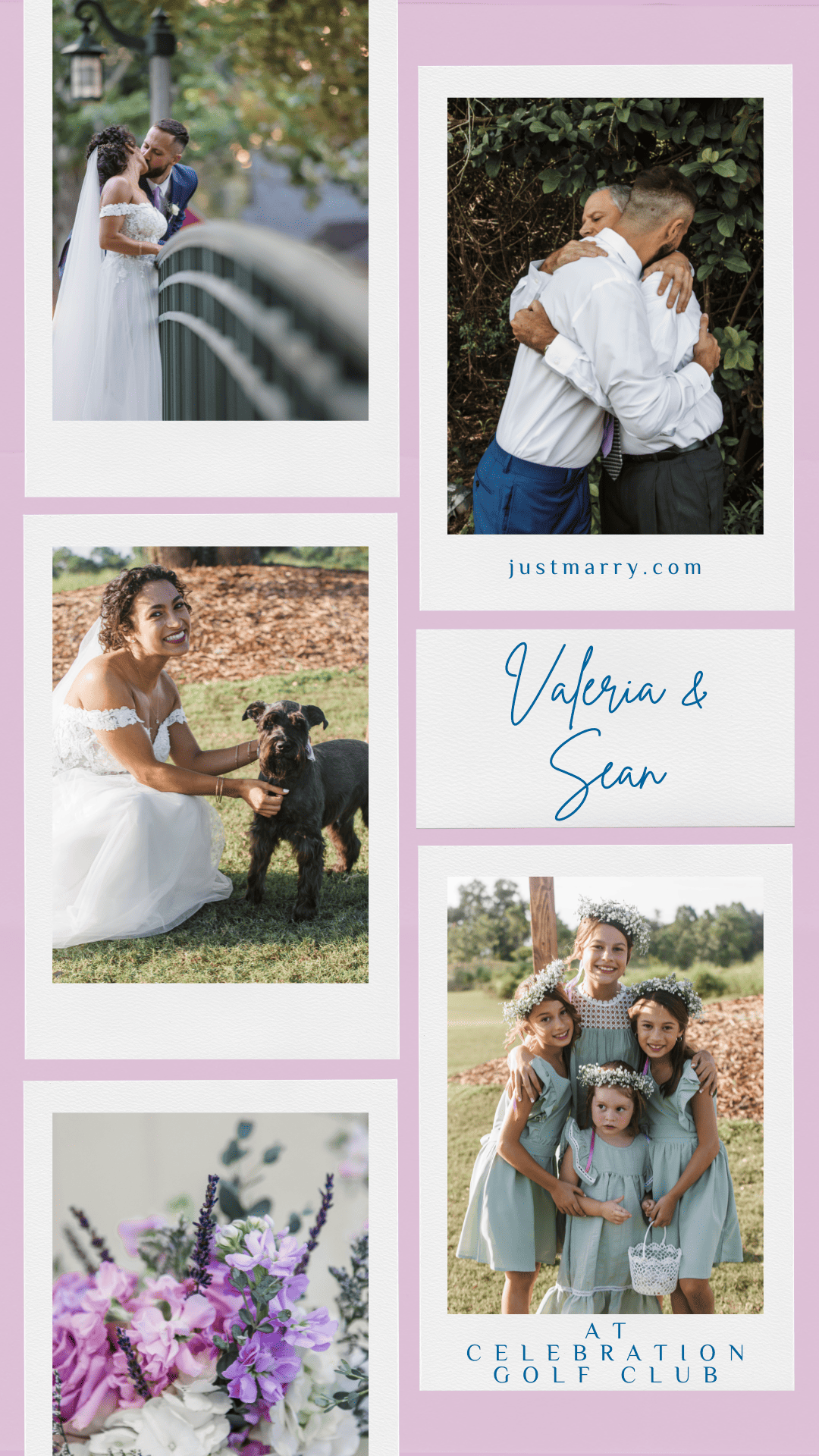 Golf Club Wedding - Just Marry Weddings - Sarah Dey Media - Pinterest Graphic