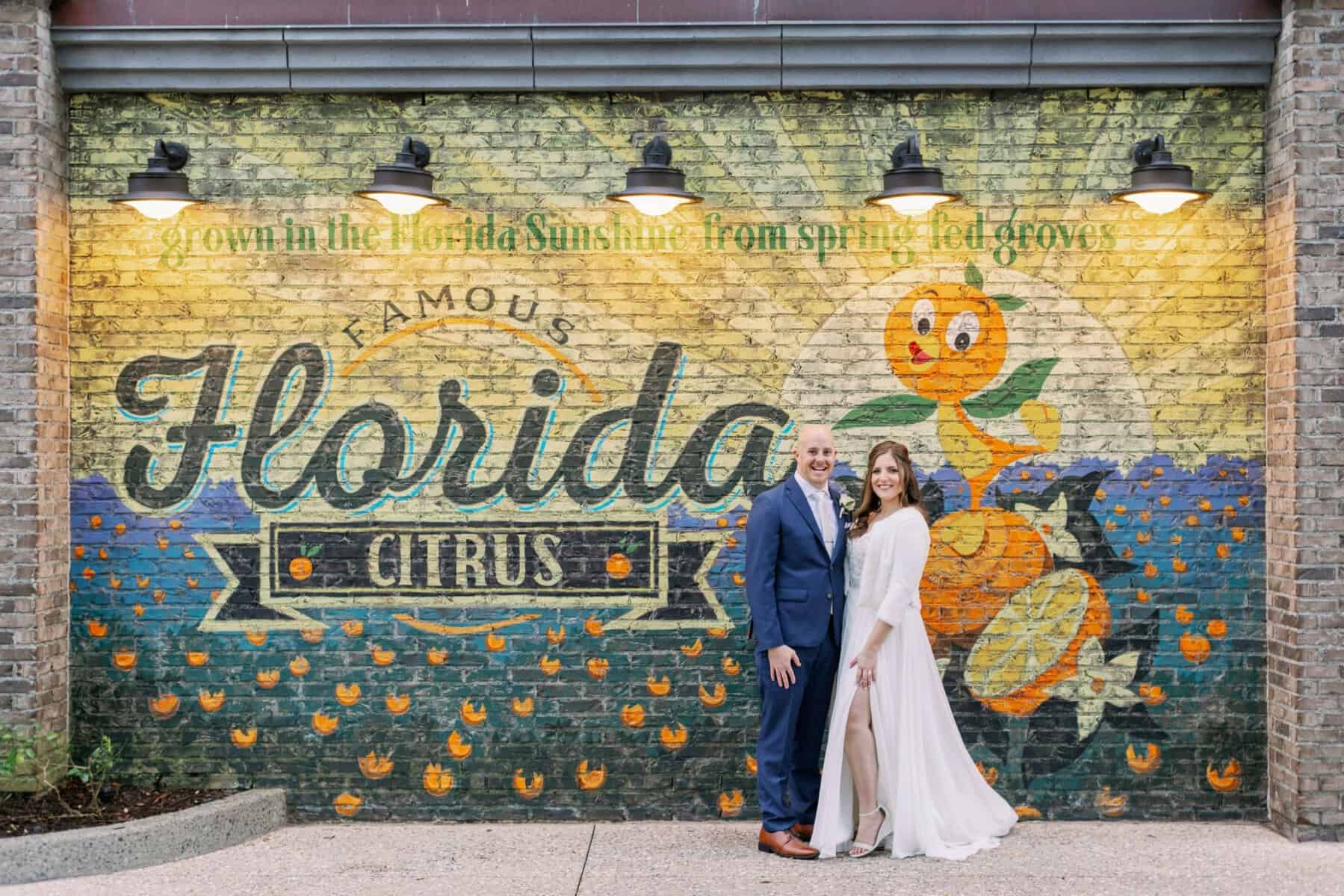 Disney World Wedding - Just Marry Wedding - Bride + Groom Portraits