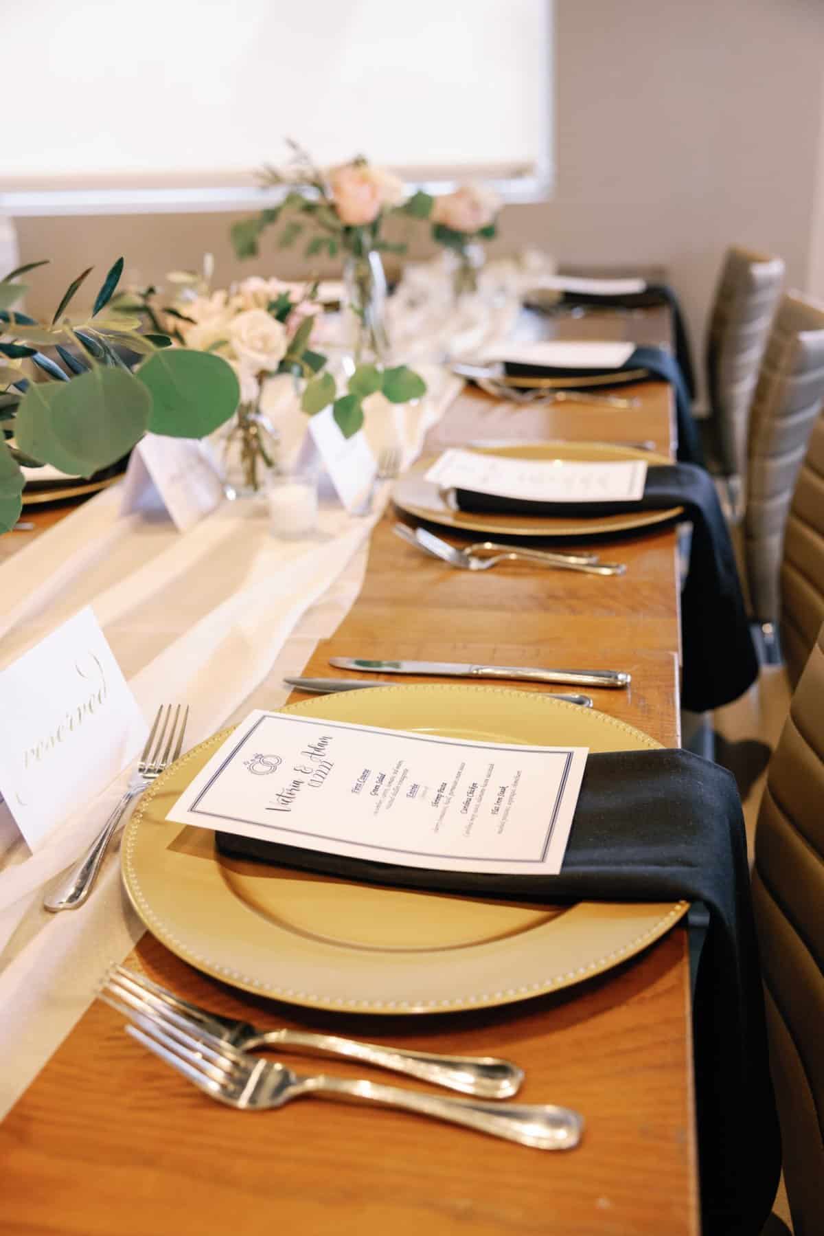 Disney World Wedding - Just Marry Wedding - Reception Table