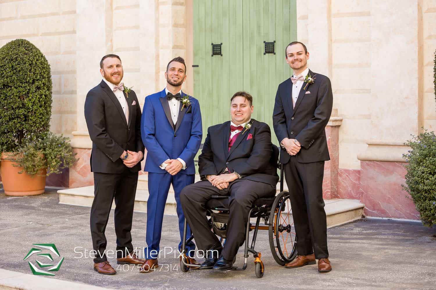 Family Wedding - Just Marry Weddings - Steven Miller Photography - Groom + Groomsmen