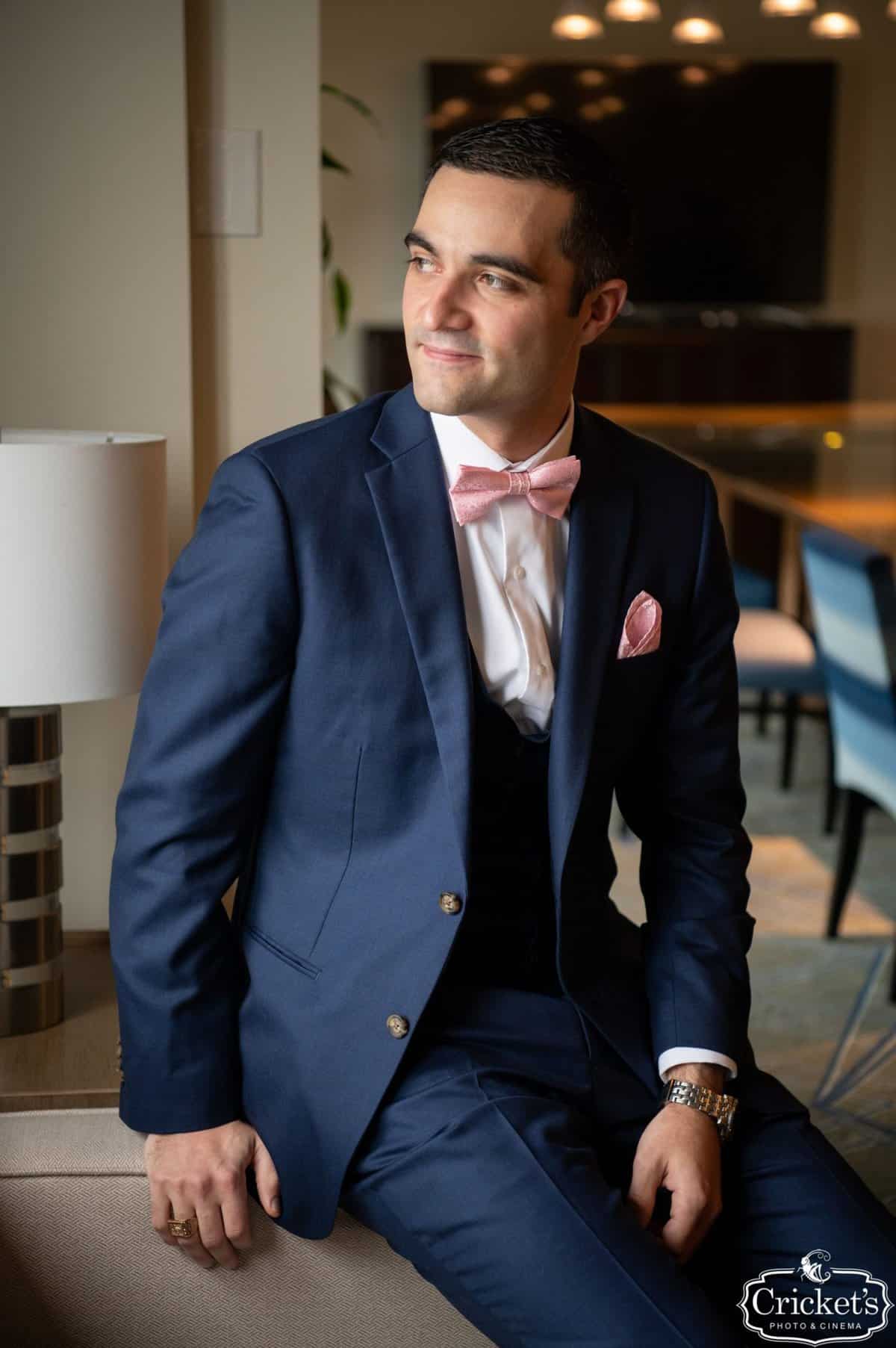 Blush and Navy Wedding - Just Marry Weddings - Cricket's Photo and Cinema - Groom