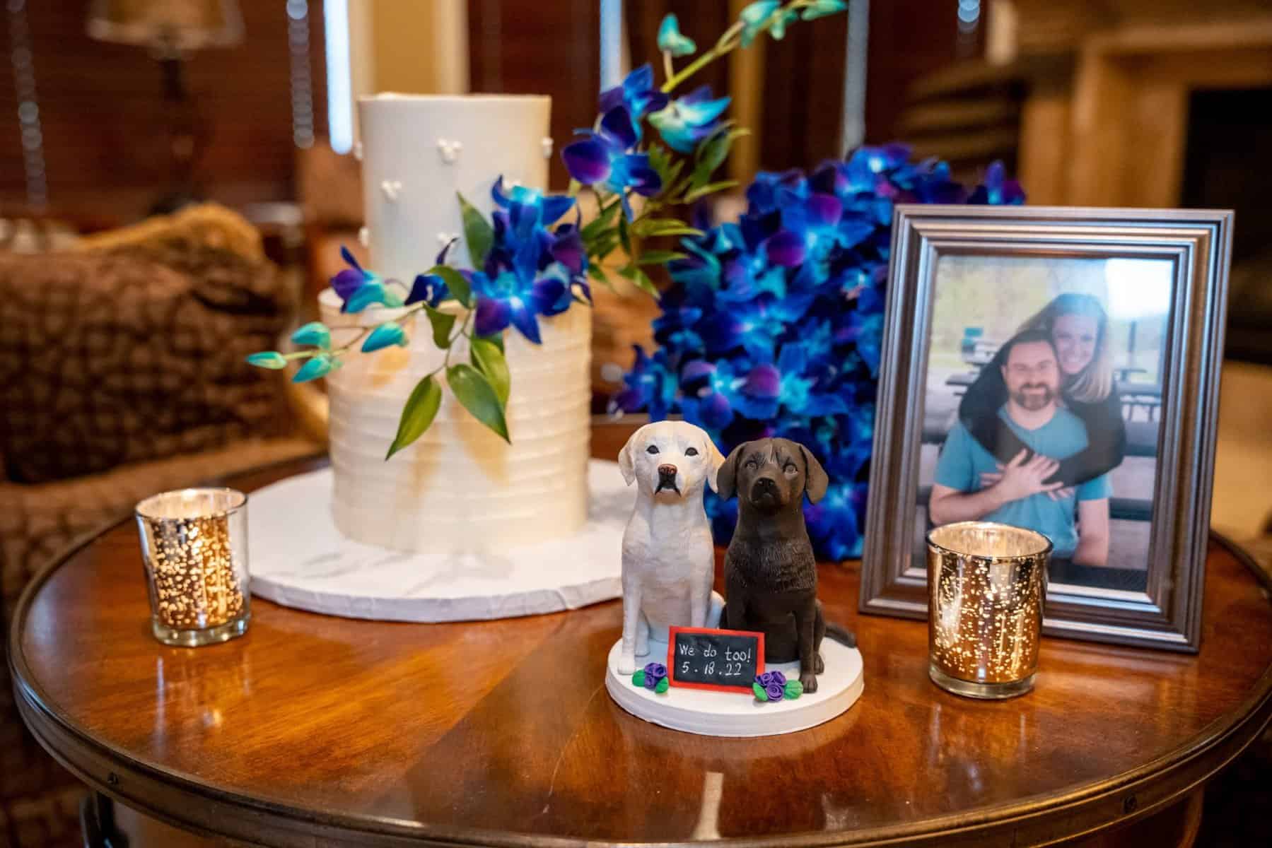 Mansion Wedding - Just Marry Weddings - Matt Cake Table