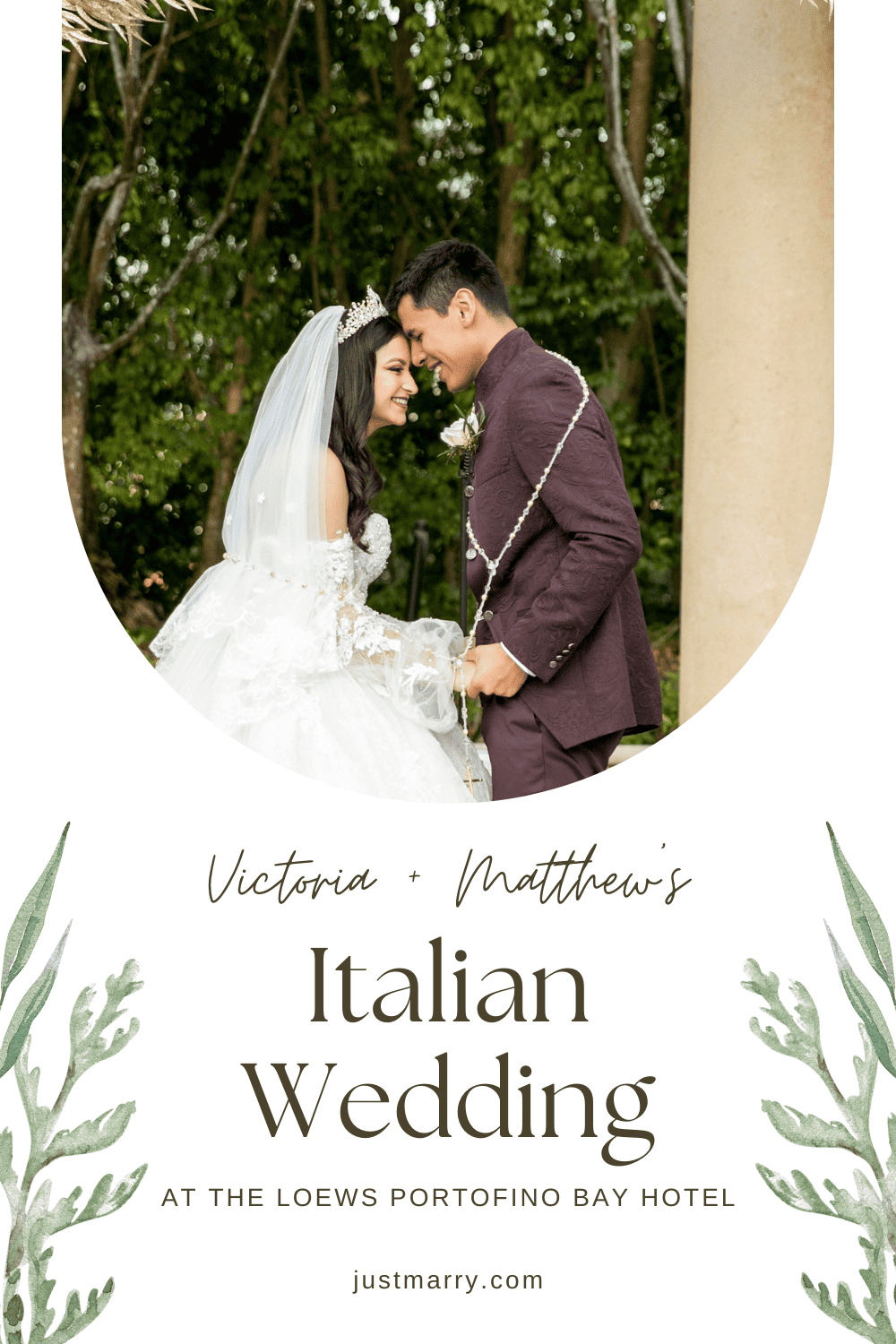 Italian Wedding Theme | Victoria and Matthew at the Loews Portofino Bay ...