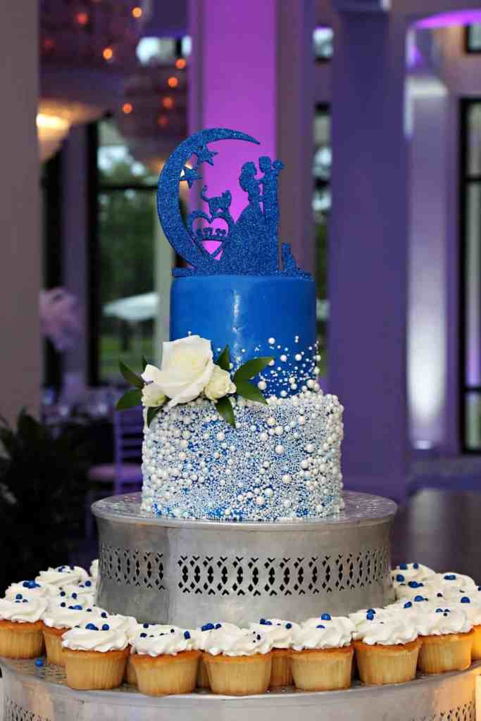 Starry Night Wedding - Just Marry Weddings - Regina Hyman Photography - Wedding Cake