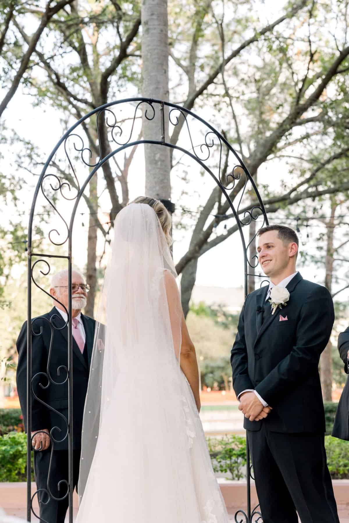 Blush and Gold Wedding - Just Marry Weddings - Cona Studios - Ceremony