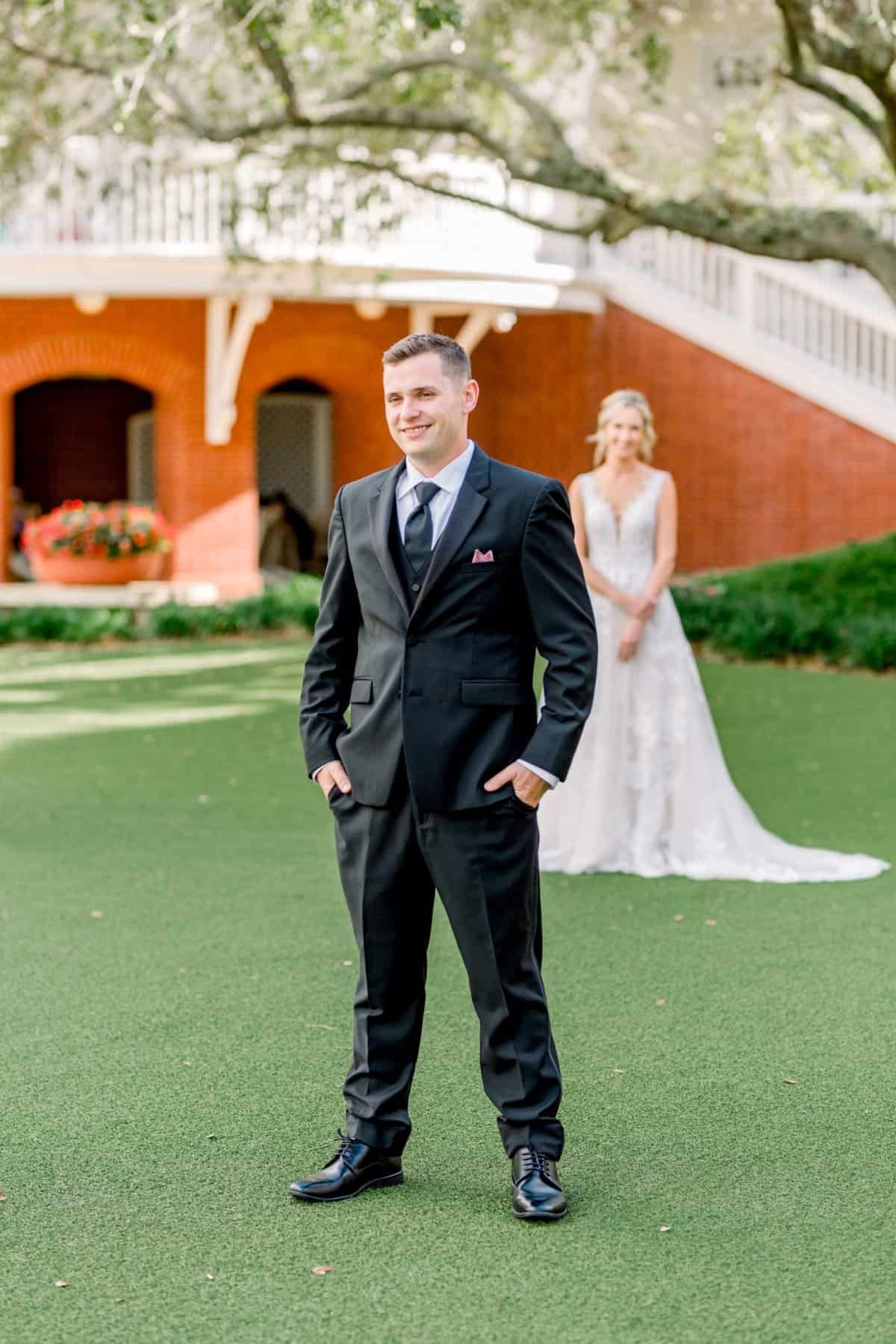 Blush and Gold Wedding - Just Marry Weddings - Cona Studios - First Look