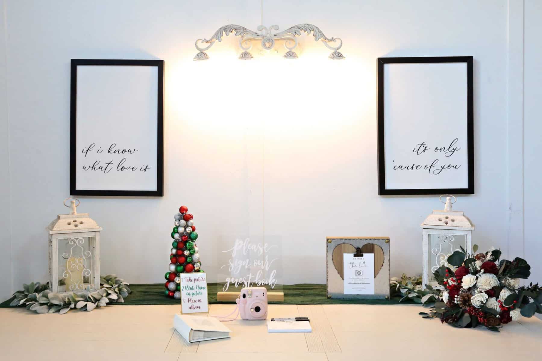 Christmas Wedding Theme - Just Marry Weddings - Regina Hyman Photography - Details - Decor