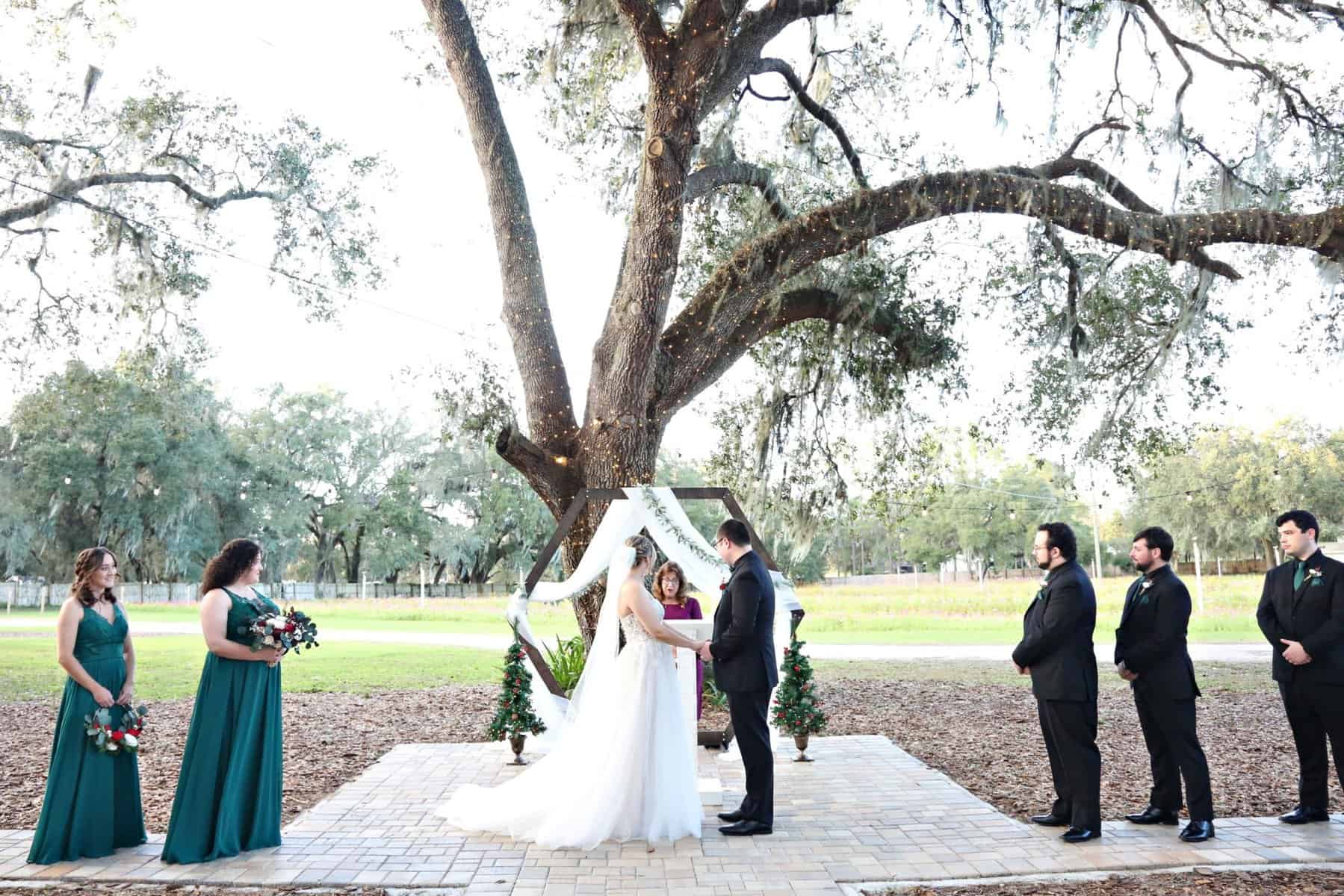 Christmas Wedding Theme - Just Marry Weddings - Regina Hyman Photography - Ceremony
