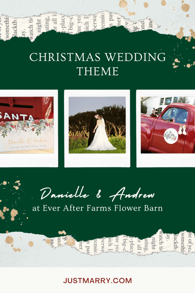Christmas Wedding Theme - Just Marry Weddings - Regina Hyman Photography - Pinterest Pin