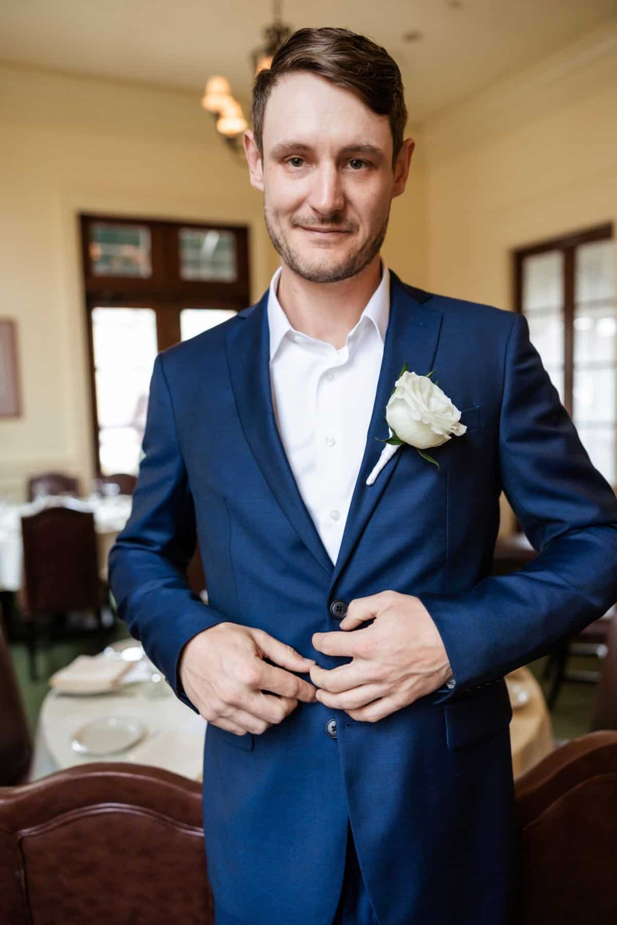 Orlando Micro Wedding - Just Marry Weddings - PB&J Studios - Groom Portraits
