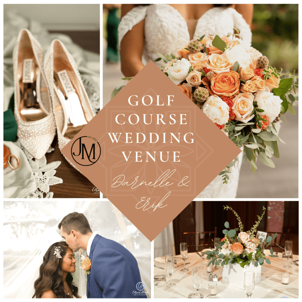 Gold Course Wedding Venue - Just Marry Weddings - Corner House Photography - Pinterest Graphic