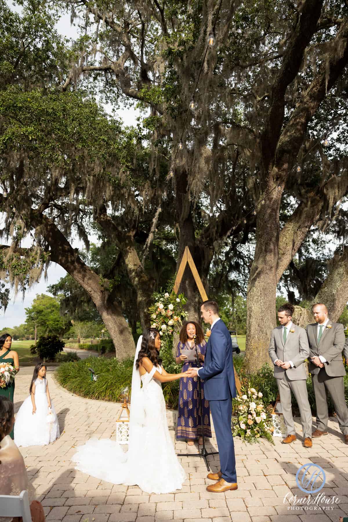 Gold Course Wedding Venue - Just Marry Weddings - Corner House Photography - Ceremony