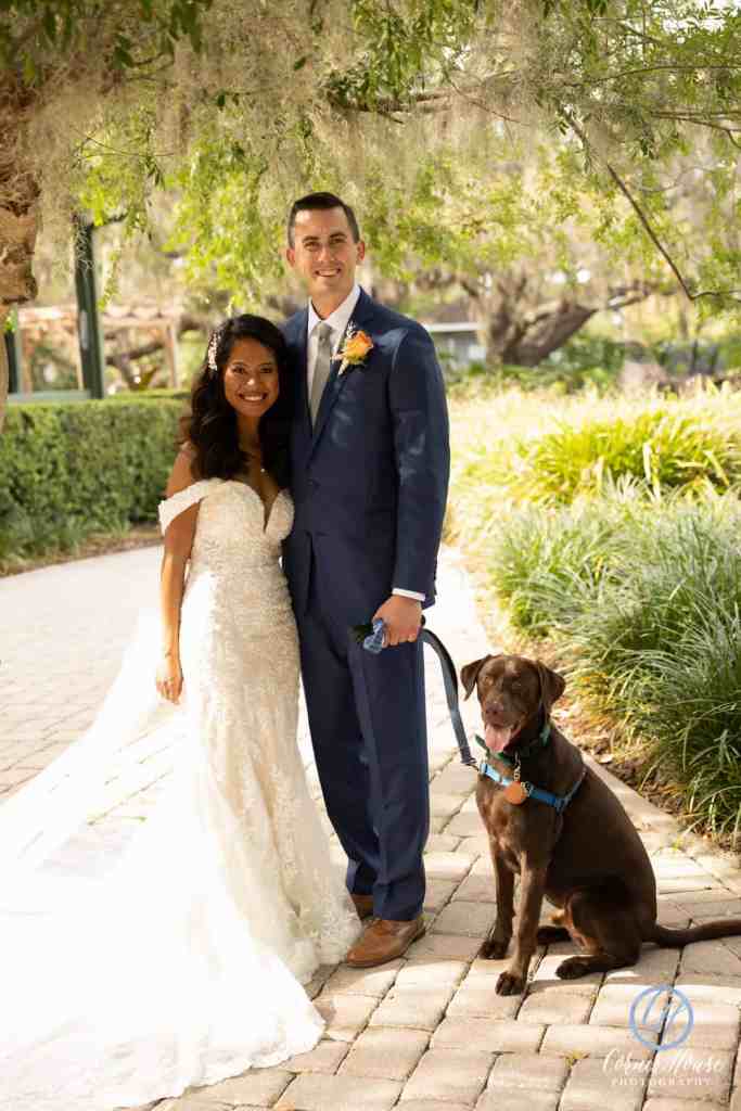 Gold Course Wedding Venue - Just Marry Weddings - Corner House Photography - Portraits - Dog