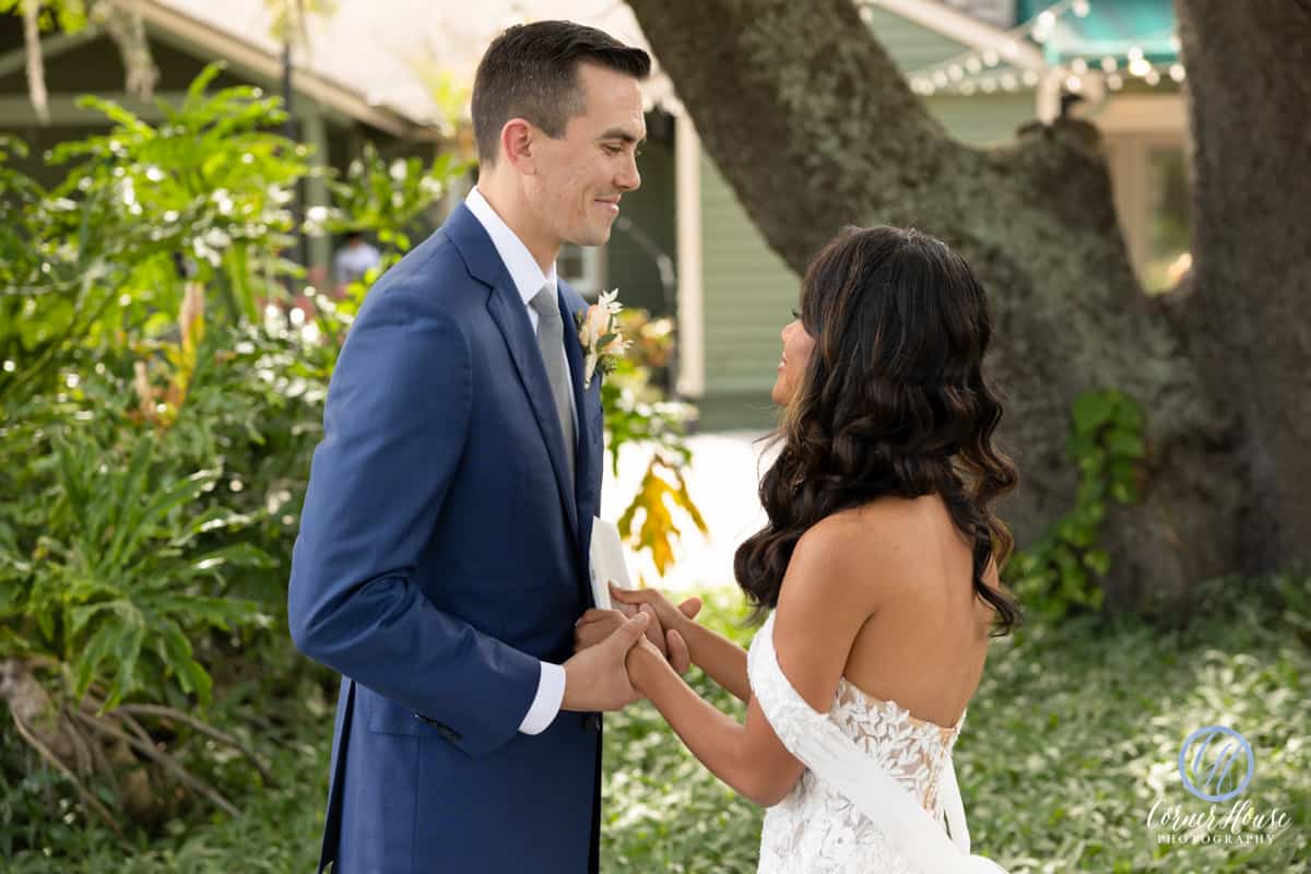 Gold Course Wedding Venue - Just Marry Weddings - Corner House Photography - First Look