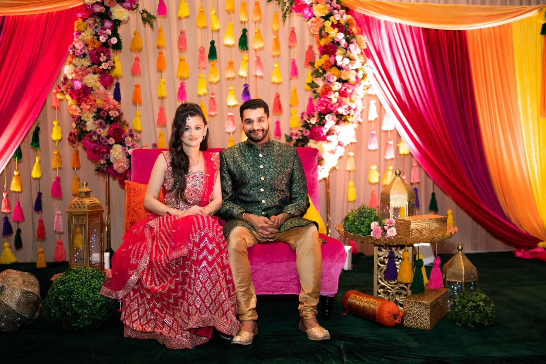 Indian wedding mehendi and sangeet