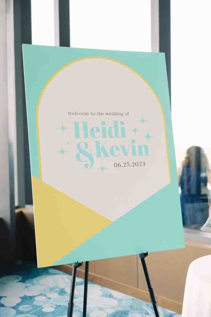 Wedding signage