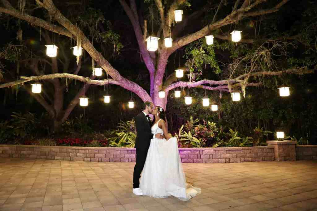 Bride and groom wedding portraits at the Hyatt Regency Grand Cypress in Orlando, Florida