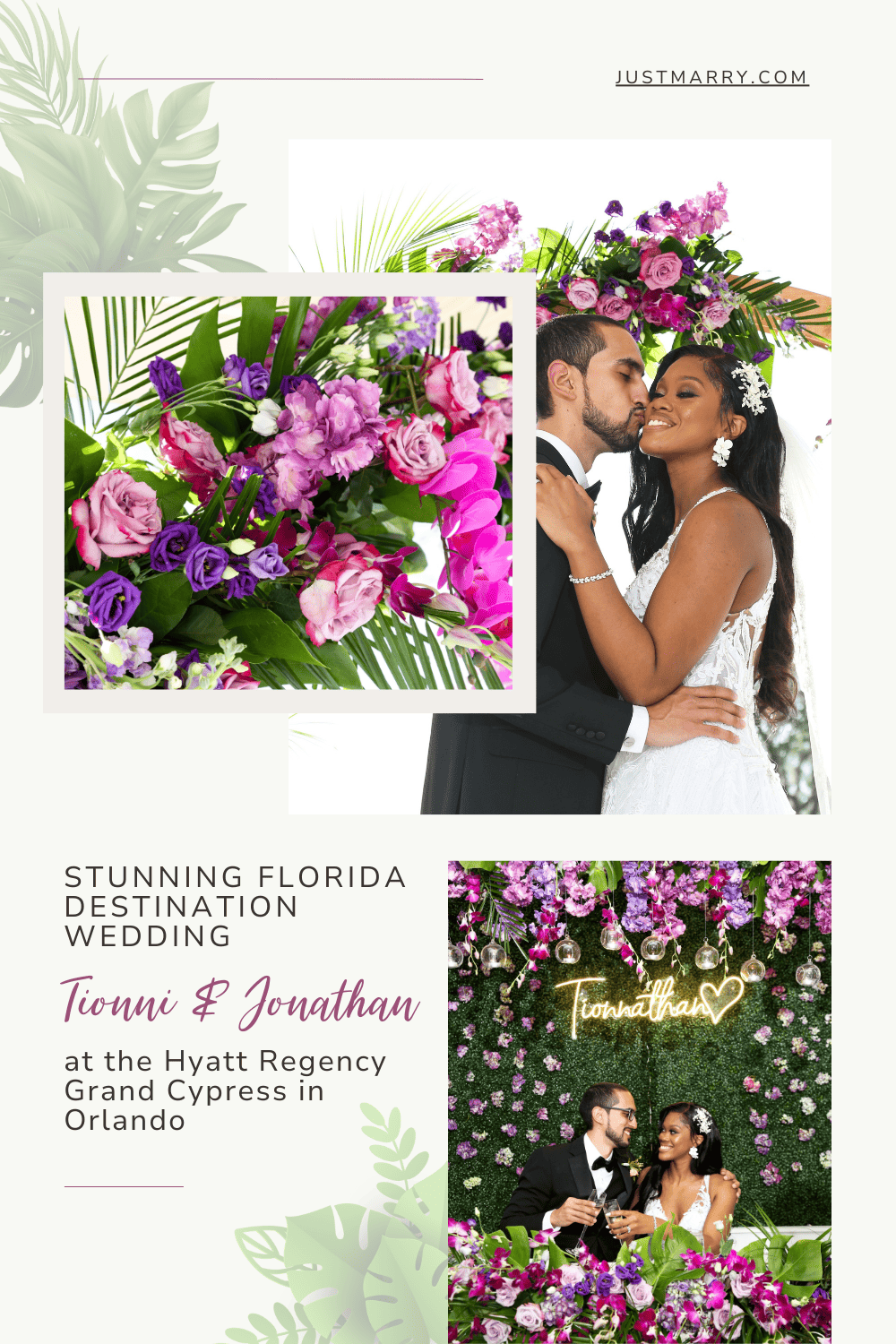 Florida destination wedding Pinterest Pin (Regina Hyman Photography)