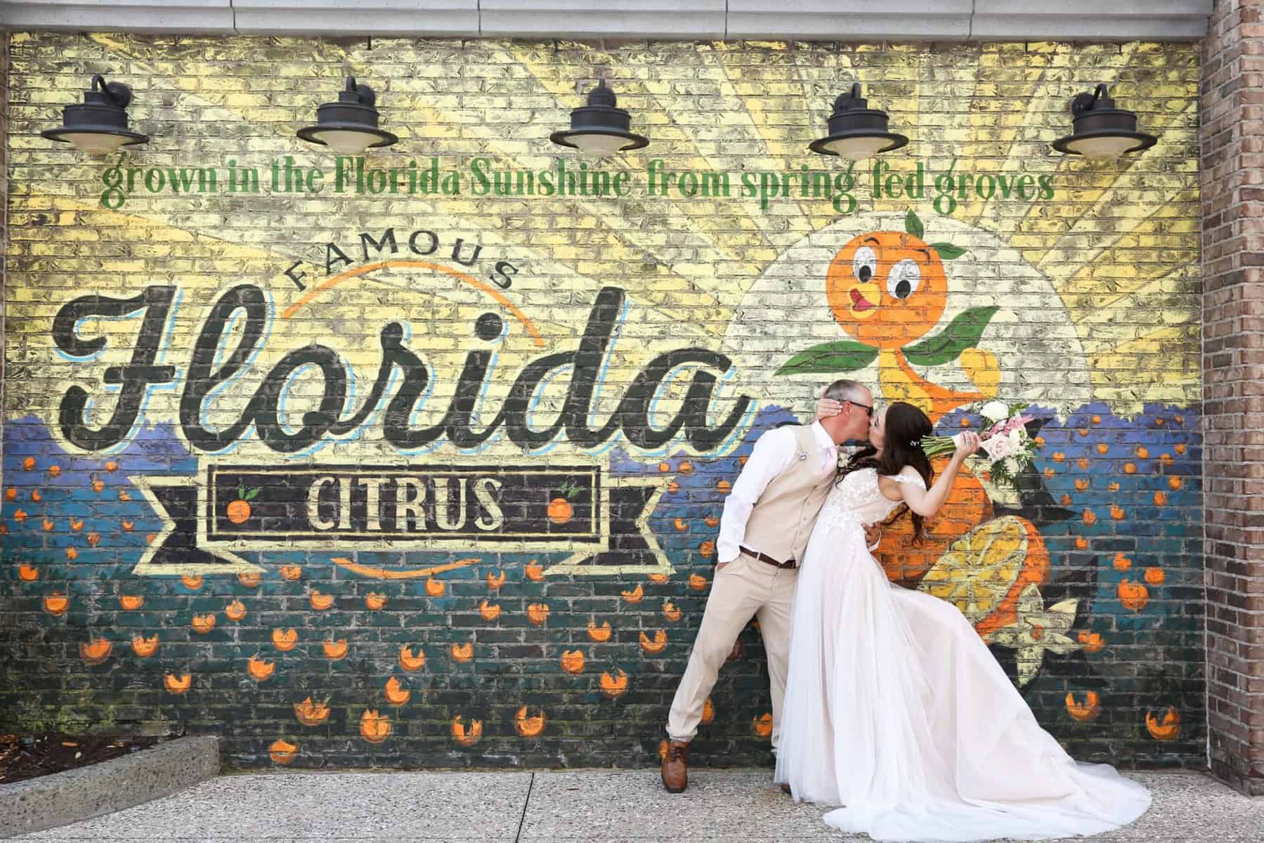 Vow renewal couple portraits at Paddefish Disney Springs