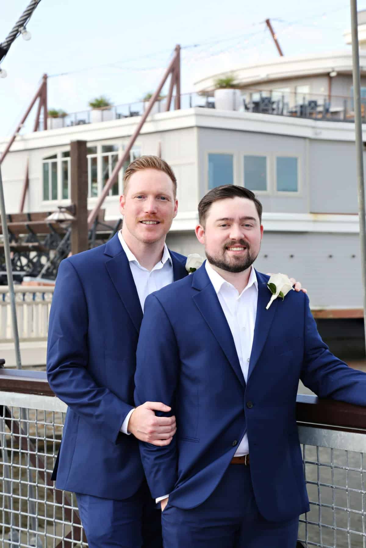 Groom portraits at Paddlefish Disney Springs