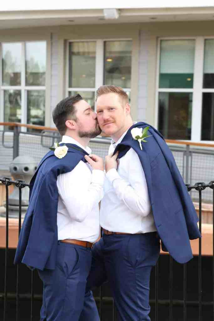 Groom portraits at Paddlefish Disney Springs